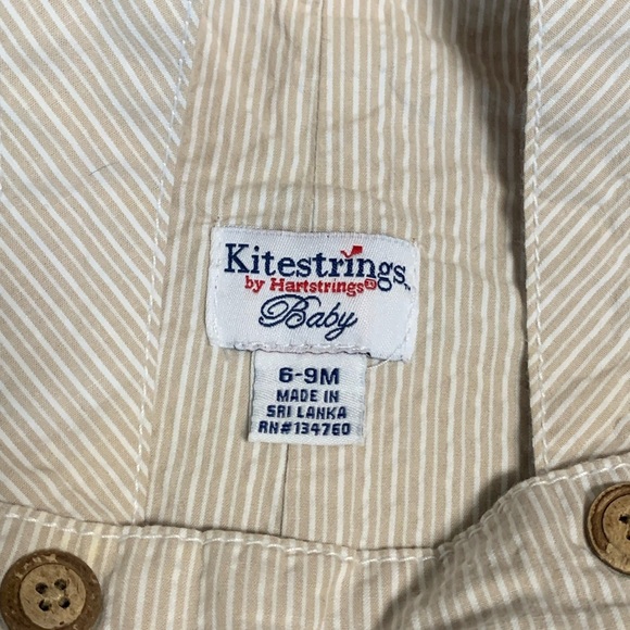 Vintage kitestrings overalls size 6-9 months - Picture 4 of 7